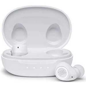 JBL Free II Wasserdichte True-Wireless In-Ear-Sport-Kopfhörer in Weiß – Musik Streaming bis zu 24 Stunden