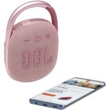 JBL Clip 4 roze draagbare speaker
