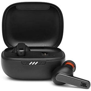 JBL LIVE Pro+; Draadloze bluetooth oordopjes met ruisonderdrukking, batterijduur van 28 uur, snelle koppeling, draadloos opladen, in het zwart