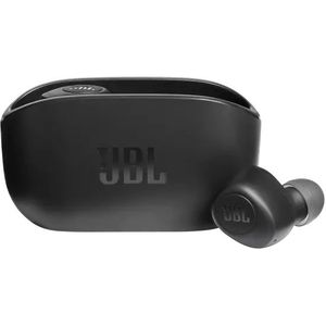 JBL Wave 100TWS In-Ear Oordopjes - Zwart, Diepe Bas, Compact, 20 uur batterij