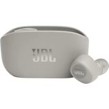JBL Wave 100TWS in ear oordopjes in ivoor ; Met diepe bas, compact formaat en batterijduur van 20 uur