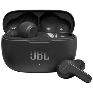 JBL Wave 200TWS Draadloze Koptelefoon met Oplaadetui - Zwart