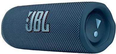JBL Flip 6 Draagbare bluetooth-luidspreker, waterdicht, stofdicht, hoogfrequente luidspreker voor diepe bas, 12 uur looptijd, blauw