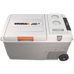 WORX - Draagbare koelbox 20V - WX876.9 (Geleverd zonder accu of acculader, met wisselstroomlader, sigarettenaanstekerstekkerkabel)
