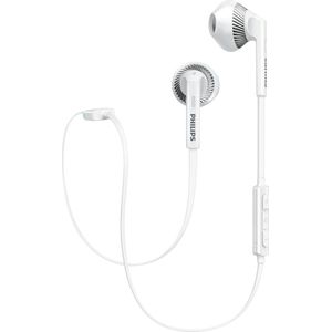 Philips SHB5250WT/00 hoofdtelefoon/headset Draadloos In-ear Oproepen/muziek Wit