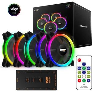 Darkflash DR12 Pro 5-in-1 RGB-computerventilatorset (120x120)