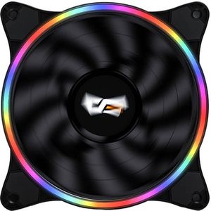 Darkflash Tech D1 RGB Computer Ventilator (120x120) (120 mm, 1 x), PC ventilator, Zwart