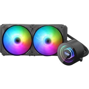 Darkflash DX240 RGB 2x 120x120 PC Water Cooling All-in-One (Black)
