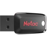 Netac - U197 Mini - USB-stick - Zwart/Rood - 16 GB