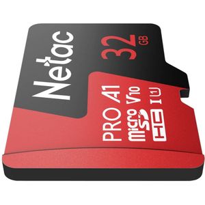 Netac Technology NT02P500PRO-032G-R microSDHC-kaart 32 GB A1 Application Performance Class Geoptimaliseerd voor 24/7-be