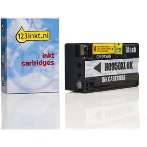 123inkt - Inktcartridge - Zwart - Hoge Capaciteit - Vervangt HP 950XL (CN045AE) - 73ml