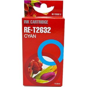 Epson - 26XL Inktcartridge - Cyaan - Hoge Capaciteit - Inhoud 13.8 ml