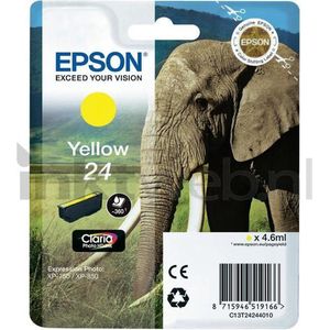 Epson - 24XL Inktcartridge - Geel - Hoge Capaciteit - 13.8 ml