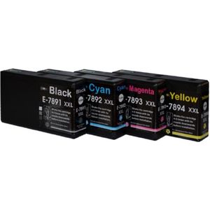123inkt huismerk vervangt Brother LC-127XLBK inktcartridge zwart hoge capaciteit