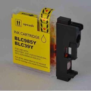 123inkt huismerk vervangt Brother LC-985Y inktcartridge geel