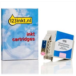 Epson T1576 inktcartridge vivid licht magenta (123inkt huismerk)