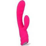 Nalone Clitoristische vibrator, krachtig, geluidsarm, met 7 frequenties, afstandsbediening, voor dames, roze