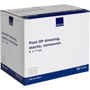 Abena - Eilandpleisters - Steriel Absorberend Wondverband - 100 Stuks - 6 cm x 7 cm