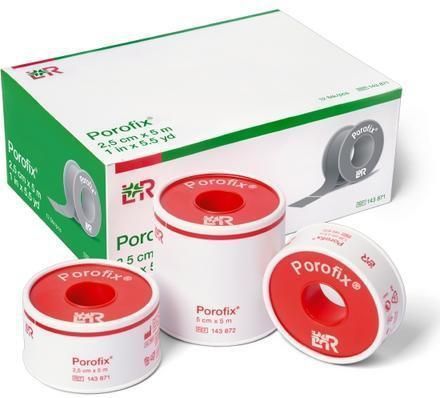 porofix Hectpleister 5 m x 2.5 cm latexvrij 1 Stuks