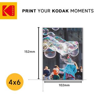 KODAK Magnetic Photo Paper - Pack de 5 feuilles de papier photo - Format 10 x 15 cm - Compatible avec imprimantes jet d'encre