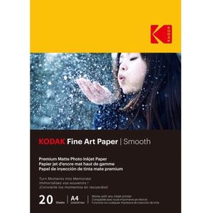 Kodak Fotopapier - Fine Art Mat - 230g/m² - A4 - 20 vellen