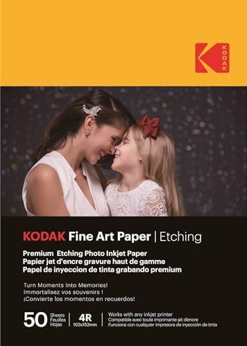 KODAK - Fine Art Paper - Fotopapier - 50 Vellen - A6 - Matte Afwerking - 170 g/m²