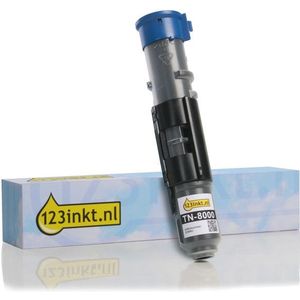 123inkt huismerk vervangt Brother TN-8000 toner zwart
