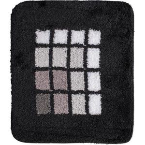 Bidetmat zwart blok 60x50cm -  Bidetmat - Huishoudelijk
