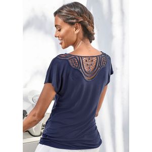 VIVANCE - Shirt - Donkerblauw - 2 Pack - Kwartmouw - Ronde Hals
