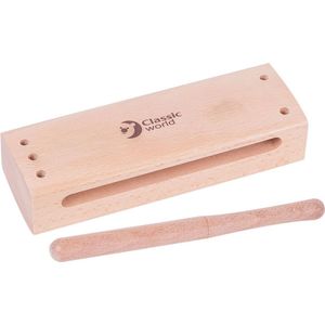 Classic World Houten Toonblok met Slagstok