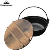 Campingmoon Japanse Gietijzeren Dutch Oven 29cm