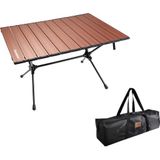 Campingmoon Lichtgewicht opvouwbare aluminium camping tafel Rood