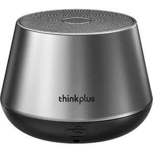 Lenovo ThinkPlus K3 Pro Bluetooth Speaker - Zwart/Grijs - 6 uur speeltijd - TWS connection