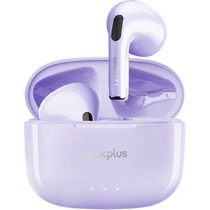 Lenovo LP40 II - Draadloze Oordopjes - Volledig draadloze oordopjes - Noise Cancelling - Oplaad Case - Bluetooth 5.3 - Donkerpaars