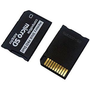 Geheugenkaarten - Micro SD TF naar Memory Stick MS Pro Duo Reader Adapter - 2 Stuks