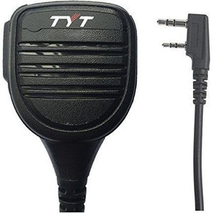 TYT Luidspreker, microfoon voor MD-380, MD-390, MD-UV380, TH-UV8000D, UV8000E, radio, compatibel met BAOFENG UV-5R BF-888S H777 Kenwood Walkietalkie