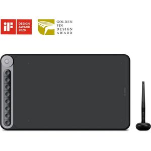 Huion - Inspiroy Dial Q620M - Tekentablet - Zwart - ABS-Kunststof en Metaal