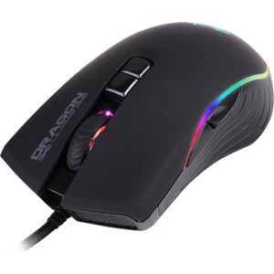 Dragon War G20 Optische Ergonomische Gaming Muis - 7000DPi - RGB Verlichting - Zwart