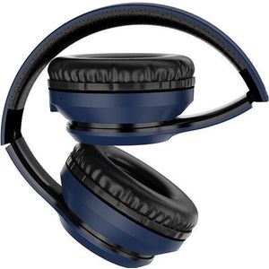 Hoco W28 Blauw Bluetooth Koptelefoon Over Ear - Draadloze Koptelefoons - Met Microfoon - Universeel