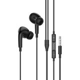 HOCO M1 Pro Oordopjes met Draad en Microfoon - 120cm Kabel - Zwart