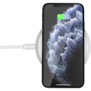 Wireless Fast Charger - 15W - Draadloze Oplader - Wit
