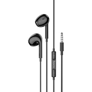 HOCO M1 MAX In-Ear Oordopjes met Draad en Microfoon - 120cm Kabel - Zwart
