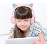 Hoco W39 Kattenoren Draadloze Bluetooth Headset voor kinderen - Roze