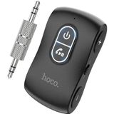 Hoco - E73 Pro - Draadloze 2-in-1 Bluetooth Transmitter/Receiver - Zwart - 3.5mm AUX
