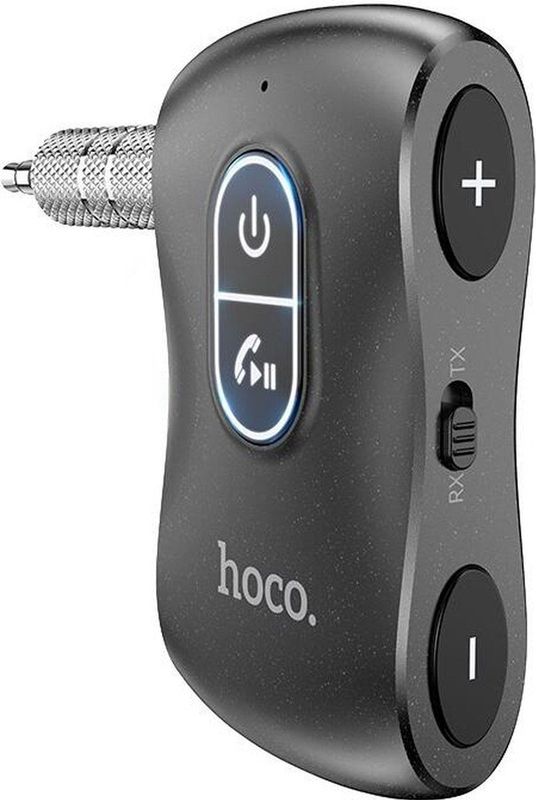 Hoco - E73 Pro - Draadloze 2-in-1 Bluetooth Transmitter/Receiver - Zwart - 3.5mm AUX