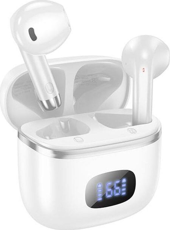 Hoco - EQ1 - Draadloze Headset - Wit - Bluetooth 5.3