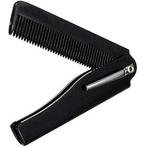 Opvouwbare haarborstel voor mannen bij dienst op reis haar styling gereedschap kleine kam voor hoofd snor