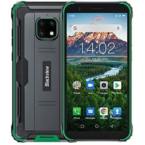 Blackview BV4900 Pro Rugged 5.7 inch Smartphone, 4 GB RAM + 64 GB ROM, met Face Unlock-functie, 5580 mAh, Android 10.0, Waterdicht, Dual SIM/NFC, Groen