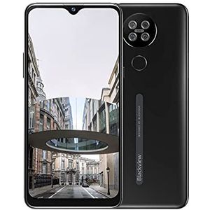 Blackview A80s Smartphone, voordelige 4G, 6,21 inch HD+ waterdrop display, 13 MP + 5 MP camera, octa-core 4 GB RAM + 64 GB ROM 4200 mAh accu, Dual SIM/GPS/Face ID
