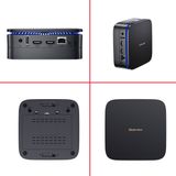 Blackview MP60 Mini PC - 16 GB DDR4 - 512 GB M.2 SSD - Intel N95 - Windows 11 - 5G WiFi - 4K HD Dual HDMI - Gigabit Ethernet - Zwart